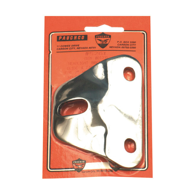 Paughco Headlamp Mounting Bracket for 68-84 FL With 7" Bullet Style Headlight