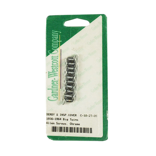 Insp/Derby Cover Mount Kit, Allen for 36-64 Big Twin (Tapered Head Screws)