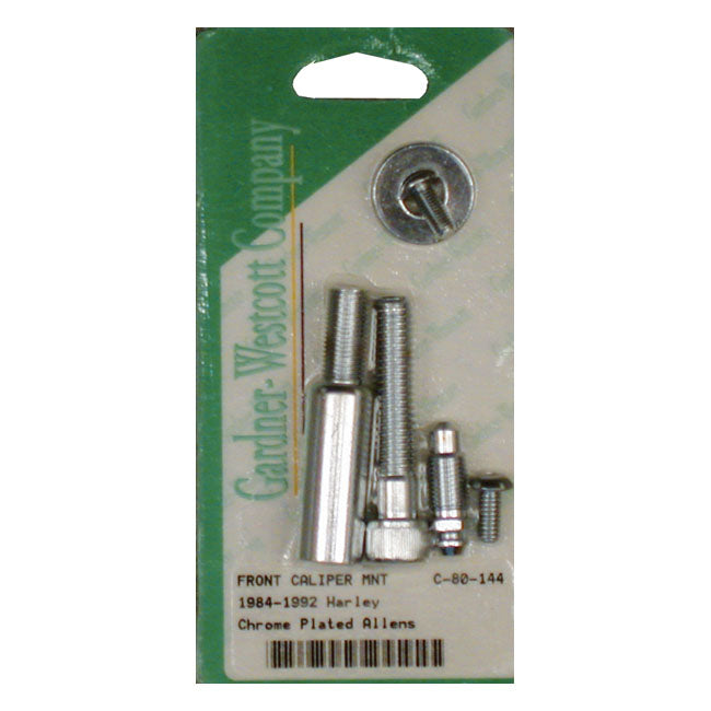 Caliper Mount Kit, Front. Chr. Allen for 84-92 H-D