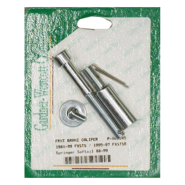 Caliper Mount Kit, Front. Pol. Chrome for 88-06 FXSTS