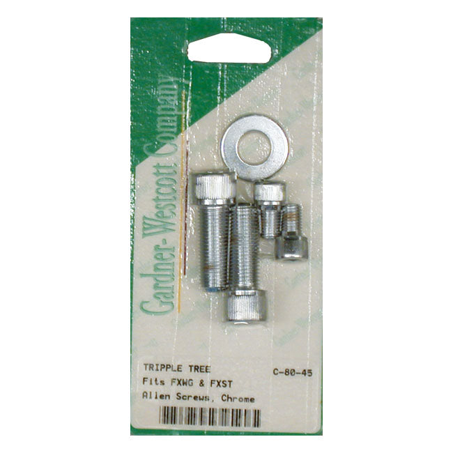 Triple Tree Pinch Bolt Set, Allen for 80-86 FXwg; 84-99 FXST