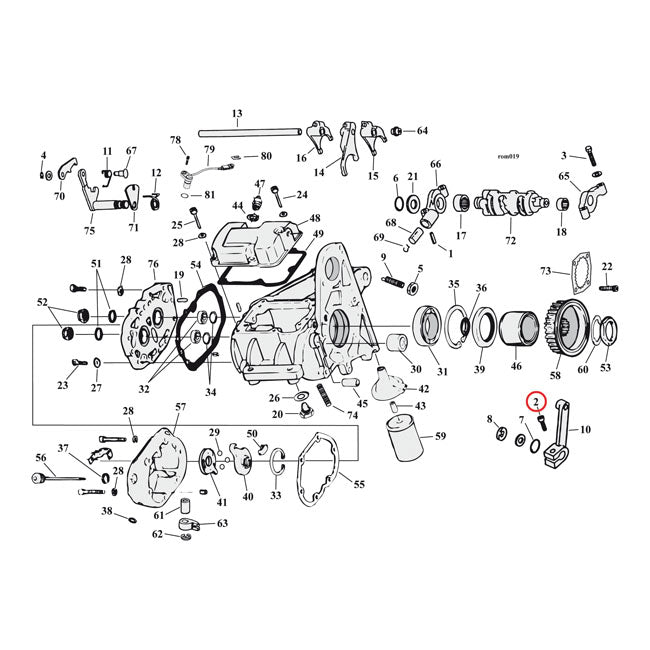 5/16-24 X 1 Inch Allen Bolt Chr. for Amongst Others: 80-20 Big Twin: Shifter Lever On Transmission