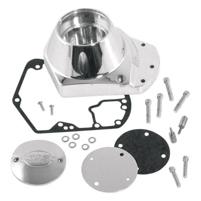 S&S, Billet Cam Cover. Polished for 73-92 Big Twin