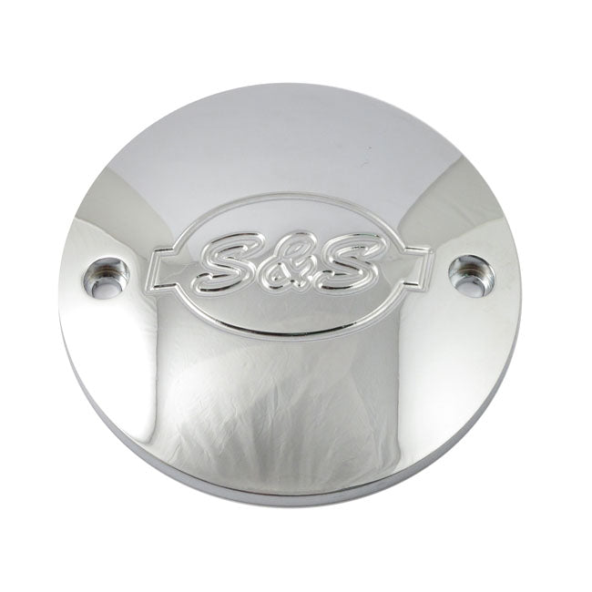 S&S, Billet Point Cover. Logo for 70-99Big Twin (Excl. TC); 04-20 XL (Excl. 08-12XR1200)