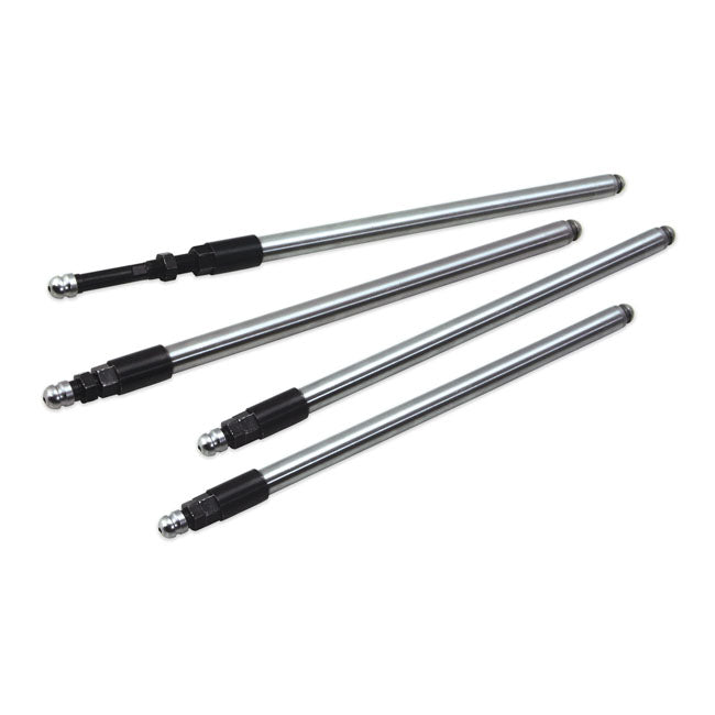 S&S, Quickee Pushrod Set For Shovel. Drilled. for 66-84 Shovelhead With Top-End Oiling; 84-99 S&S Ev-Series 107" & 111" Engines
