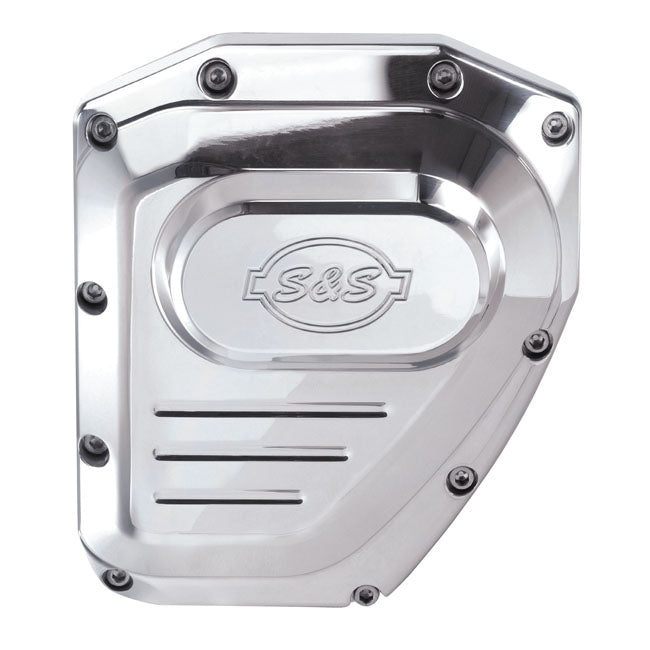 S&S, Billet Twin Cam Gear Cover. Polished for 01-17Twin Cam; S&S T-Series Engines