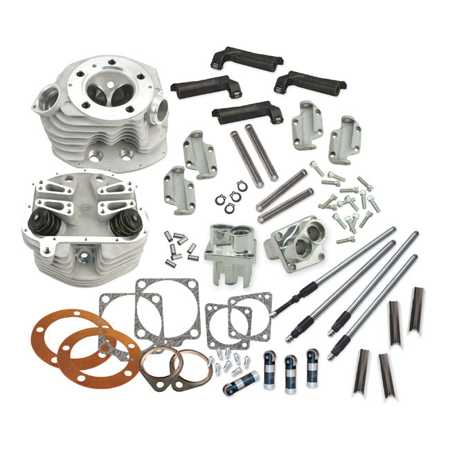 S&S, Shovel To Panhead Cyl. Head Conversion Kit for 66-84 Shovel With Stock Bore Cylinders