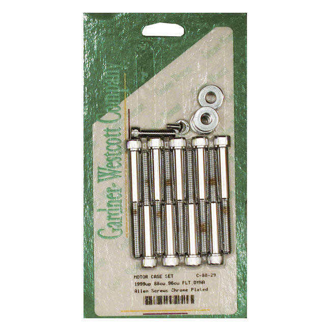 Crankcase Bolt Kit, Allen for 99-17 Dyna; 99-16 Flt/Touring