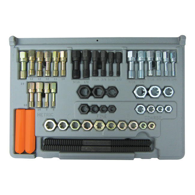 Lang Tools, Thread Restorer Kit. Metric & Us Sizes for Univ.