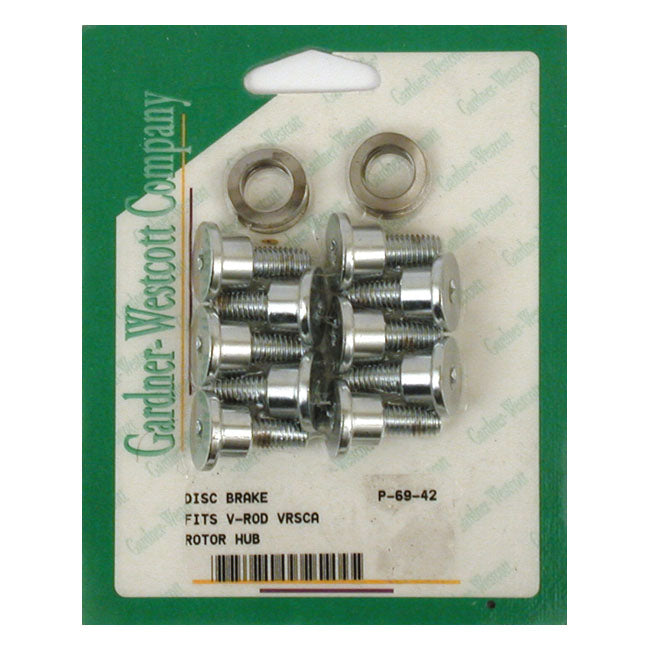Gw, Brake Rotor Mount. Front Dual Disc for 02-10 V-Rod