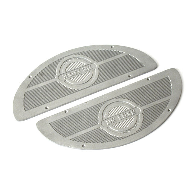 Aluminium 'De Luxe' Floorboards Pads for 40-90 FL, Flt, FLHT; Wl Models