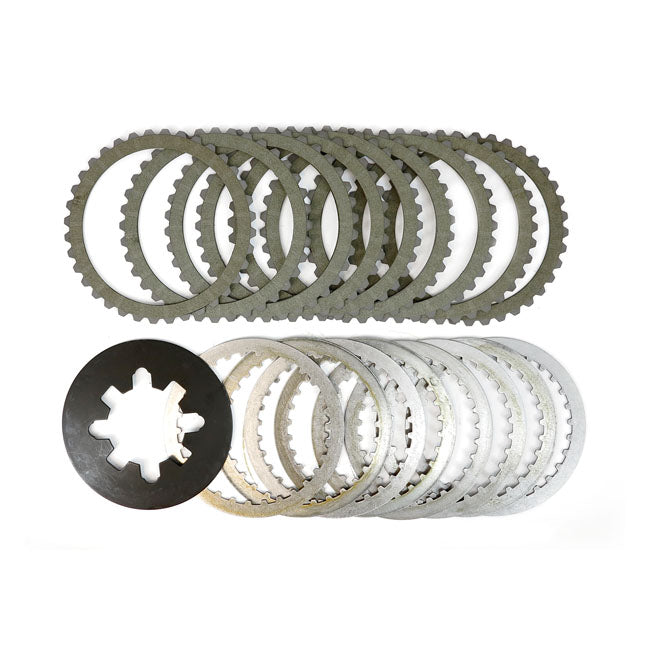 BDL, Aramid Extra-Plate Clutch Plate Kit for 90-97Big Twin; 91-20 XL; 08-12XR1200
