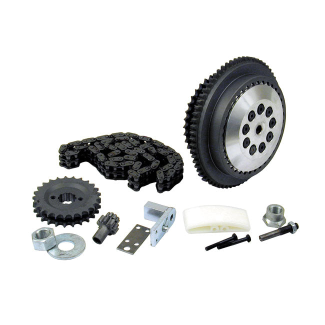 BDL, Primary Chain Drive Kit. With Rigid Motor Sprocket for 94-06 Softail; 94-05 Dyna