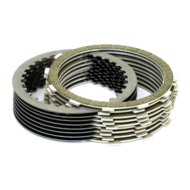 BDL Aramid Clutch Plate Kit for 98-17 Big Twin (Excl. 15-17 Big Twin With A&S Clutch; 2017 M8)
