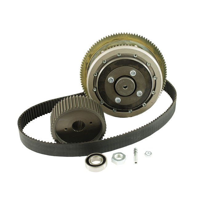 BDL, 1-1/2" 8mm Closed Primary Belt Drive Kit. With Clutch for 07-17 6-Sp Softail (Excl. Rocker, Breakout); 06-17 Dyna. Excl. All Models With Assist & Slip Clutch