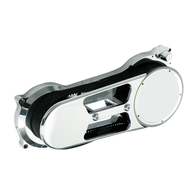 BDL, Sh-500 Series 2" Belt Drive Kit. Polished & Starter for 70-78 Shovelhead With Stock Rachet Top Transm.