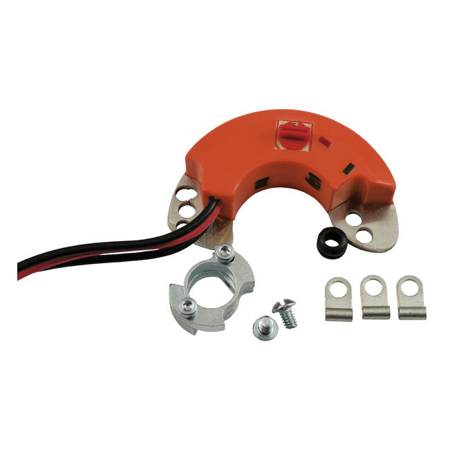V-Tronic, Electronic Ignition For 6 & 12V. E-Advance for 36-47 Big Twin Flathead; 36-47 Knuckle And 38-47 Wl, Wla, Wlc