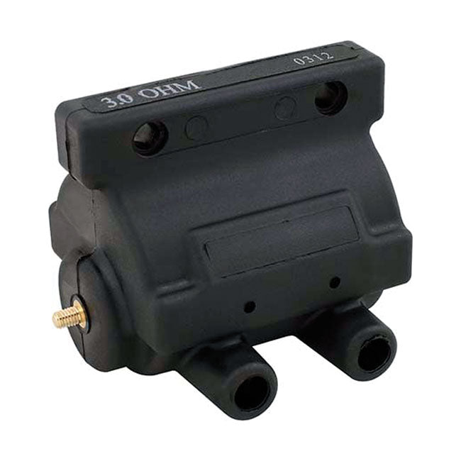 Accel Power Pulse Coil Black, 12 V / 3 Ohm for 80-84 Shovel Big Twin; 80-84 XL. With Electronic Ignition (Dual Fire)S