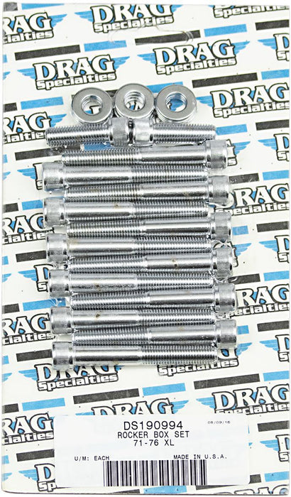 Chrome Socket-Head Bolt Set - Part #DS190994 - Hogparts UK