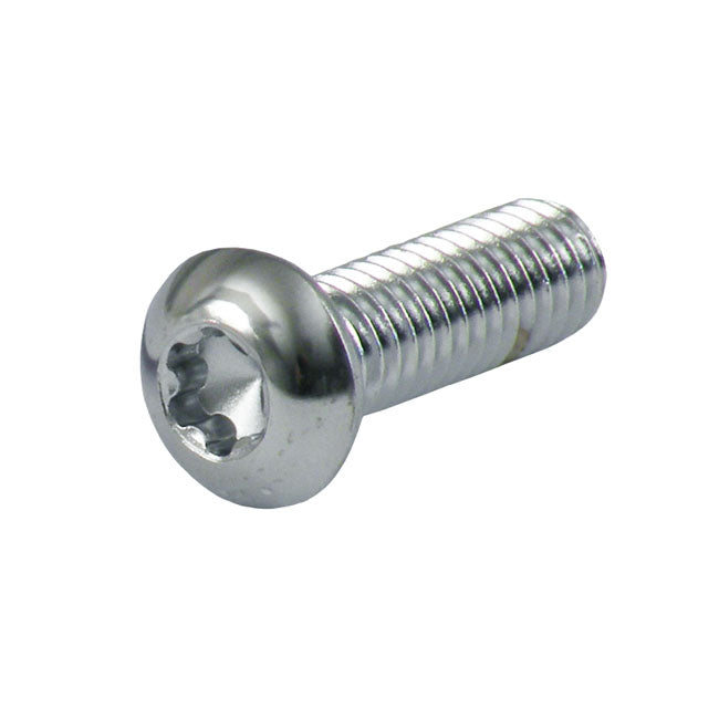 Chrome Button Torx Bolt 5/16-18 X 5/8
