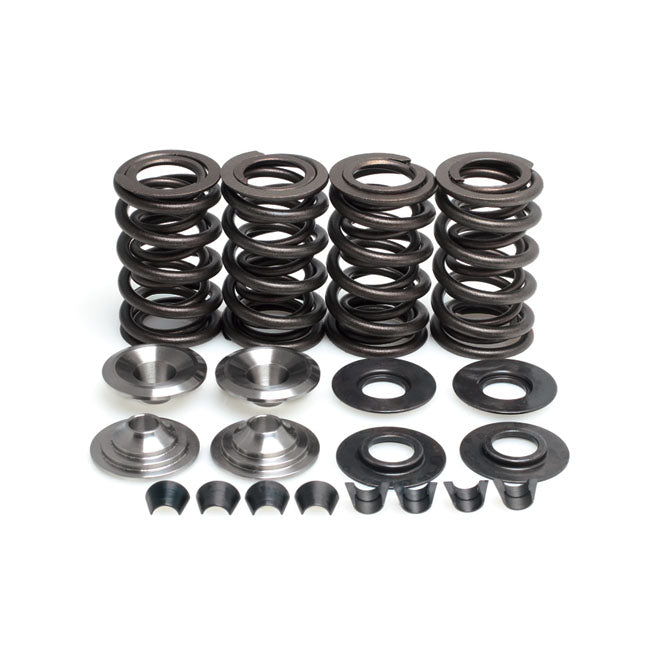 Kpmi, Valve Spring Kit. .600" Lift. Titanium Top Collars for 84-99 Evo Big Twin; 99-04 Twin Cam; 86-03 XL