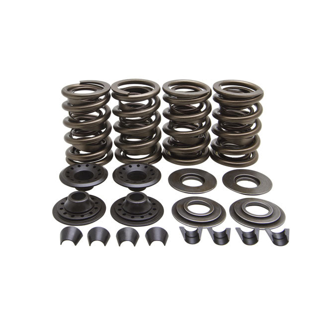 Kpmi, Valve Spring Kit. .655" Lift. Steel Top Collars for 84-99 Evo Big Twin; 99-04 Twin Cam; 86-03 XL