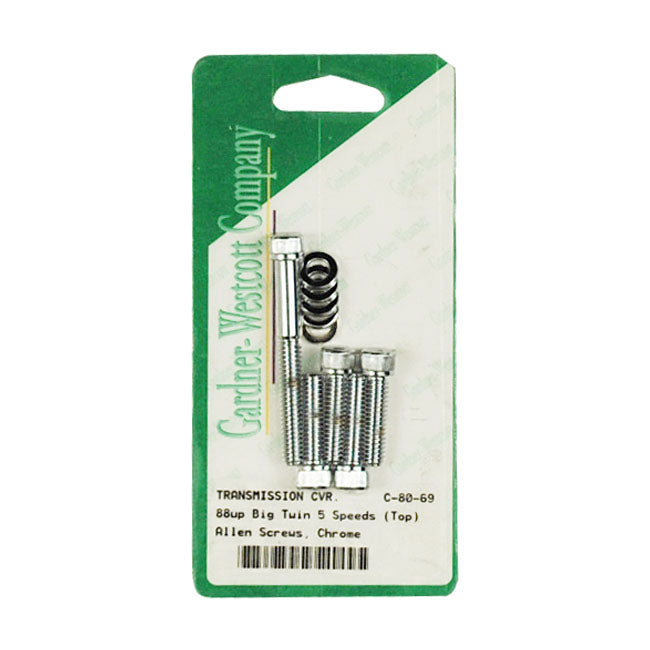 Transm. Top Cover Screw Kit, Allen for 88-06 Softail; 88-98 Flt