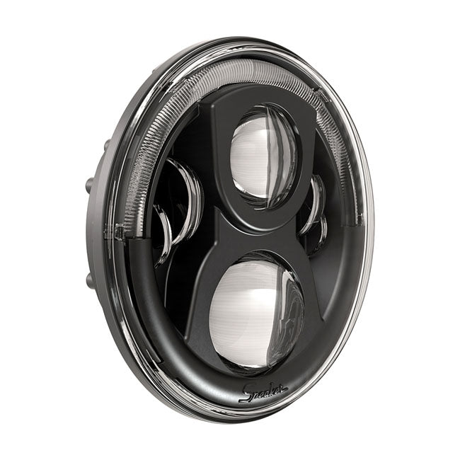 Speaker LED Headlamp Model 8700 7" for Fits 7" Headl& Touring Models Need 530410 Mount Ring