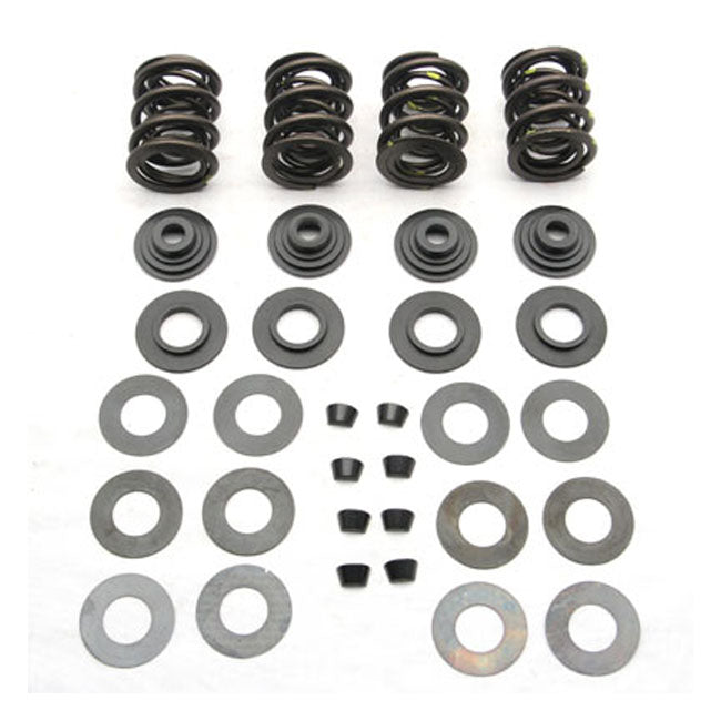 S&S, Valve Spring Kit. Titanium Top Collars .590" Lift for L81-84 Shovelhead; All S&S Sh (Shovelhead) Style Engines Produced After November 2000