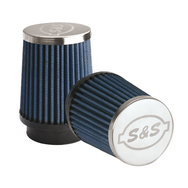 S&S Air Filter Element, Blue for Fits S&S Efi Single Bore And Tuned (Dual Bore) Intake Runners