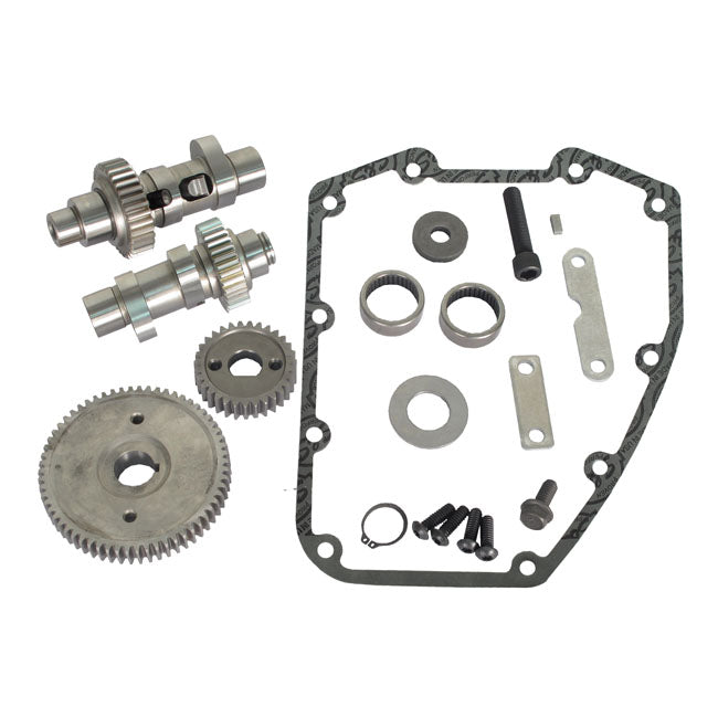 S&S, Easy Start Gear Drive 551 Camshaft Kit (Iog) for 06-17 Dyna; 07-17 Softail; 07-16 Touring