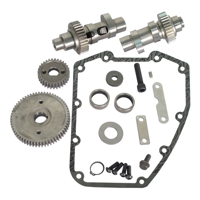 S&S, Easy Start Gear Drive 570 Camshaft Kit (Iog) for 06-17 Dyna; 07-17 Softail; 07-16 Touring