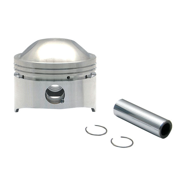 S&S, 3-1/2" Bore 9:1Cr Piston Kit. Std for 79-84 1340Cc/80" Shovel