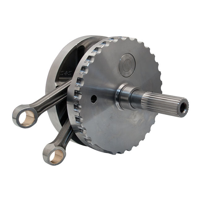 S&S, 06-17 4-3/8" Stroke Flywheel Assembly. For Oem for 06-17 Dyna; 07-16 Touring. With Oem 96", 103"Or 110 Pistons & Oem Sprocket Shaft Bearing
