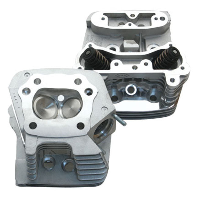 S&S, Superstock Evo Cyl. Head Kit. Polished for 84-99 Evo Big Twin