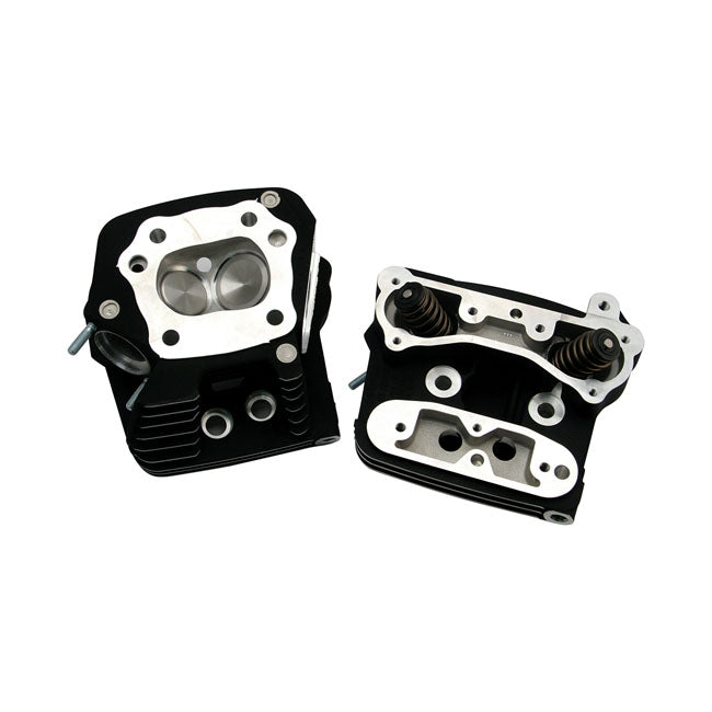 S&S, Superstock Evo Cyl. Head Kit. Black for 84-99 Evo Big Twin