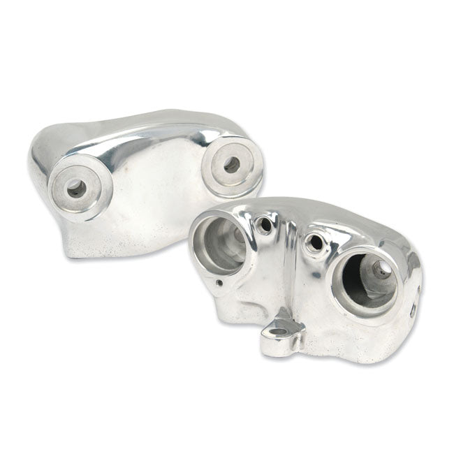 S&S, Rocker Arm Housing Set. Polished for 36-47 Knucklehead; S&S Kn-Series Engines