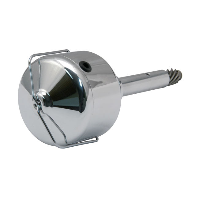 S&S, Billet 36-69 Big Twin Electronic Distributor. Domed Cover for 36-69 Oem Big Twin With 998887 Circuit Breaker Gear; S&S Sh (Early Shovel Style) With Pre-1970 Style Crankcases