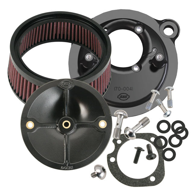 S&S Stealth, Air Cleaner Kit Without Cover for 91-06 XL With Cv Carb