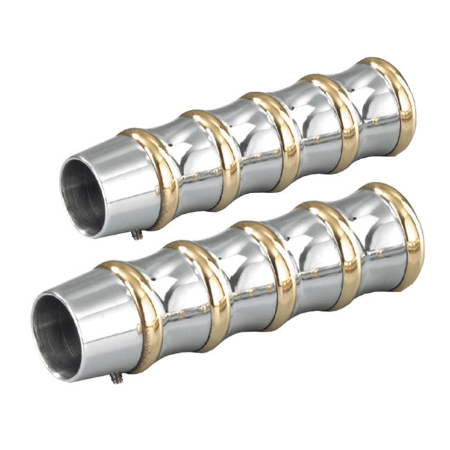 K-Tech 'Vintage' Handlebar Grips for 1" Handlebars With Custom Internal Throttle Systems