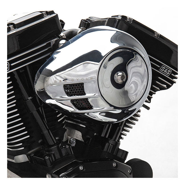 S&S Stealth, Airstream Teardrop Air Cleaner Kit for 00-15 Softail; 99-17 Dyna (Excl. 2017 FXdls); 99-07 Touring. Bikes With Cv Carb & Delphi Elec. Fuel Injection (Efi) (Excl. E-Throttle)