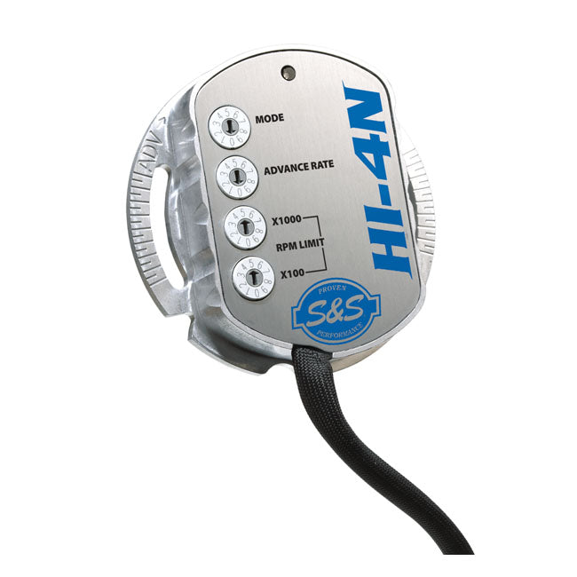 S&S, Hi-4N Single/Dual Fire Adjustable Ignition Module for 70-99 Big Twin (Excl. Twin Cam, Excl. Fuel Injection); 71-99 XL