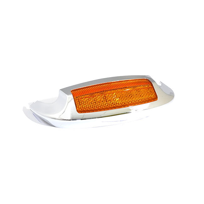 Custom Dynamics Front Fender Tip With Light Chrome for 14-20 Touring