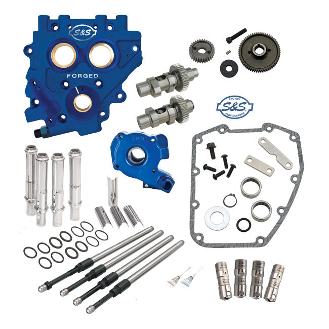 S&S Cam Chest Kit Complete for 06-17 Dyna; 07-17 Softail; 07-16 Touring