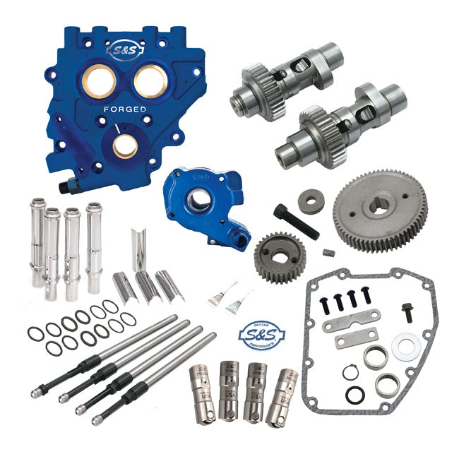S&S Cam Chest Kit Complete for 06-17 Dyna; 07-17 Softail; 07-16 Touring