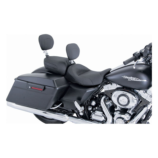 Mustang, Passenger Seat. Recessed With Backrest for 97-20 Flt/Touring