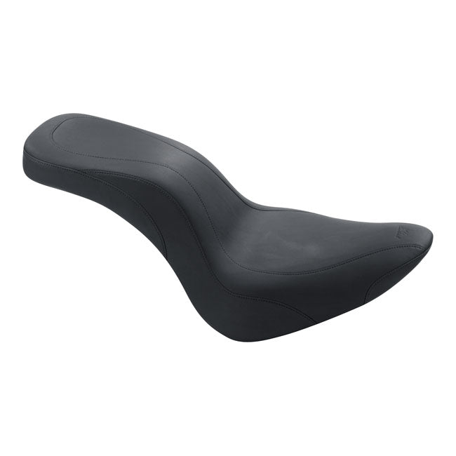 Mustang, Daytripper 2-Up One-Piece Seat for 06-10 FXST With 200mm tyre; 07-17 FLSTF Fatboy; 08-11 FLSTSB Cross Bones