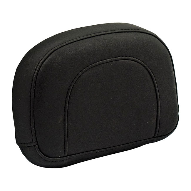 Mustang, Mini Sissy Bar Back Pad. Black for 97-20 FLHR, FLHT, FLTR; 06-20 FLHX