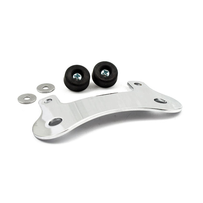 Mustang Seat Mount Bracket Kit. Chrome for 00-17 Softail With Up To 150mm Rear tyre