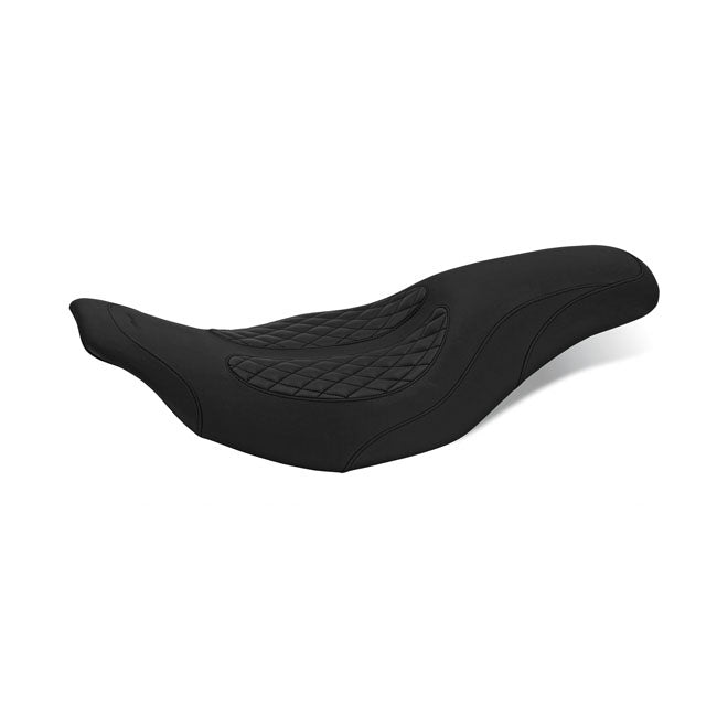Mustang, Fastback 2-Up Seat By Perewitz for 97-07 FLHT Touring (Excl. FLHR)